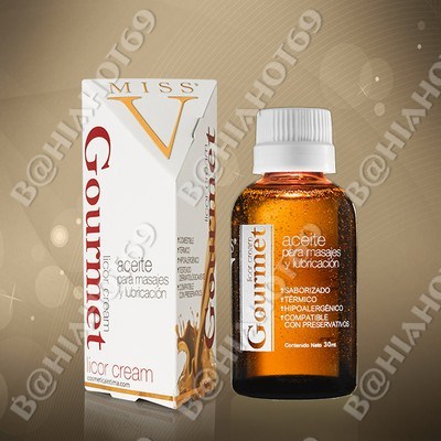 Miss V linea gourmet choconaranja aceite para masajes y lubricacion