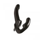 Arnes strapless gun con vibro color negro