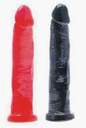 dildo recto rojo negro