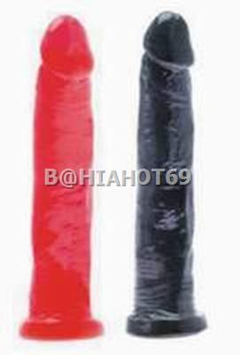dildo recto rojo negro