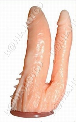 dildo doble penetracion color piel