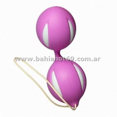 bolas de geisha color fucsia