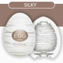 tenga egg silky huevo masturbador marron