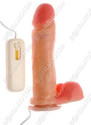 vibrador realistico con sopapa siliconado simil piel